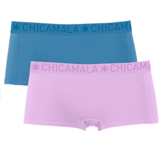Meisjes 2-pack Boxershorts Effen