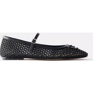 Mint Velvet Mint Velvet Black Sara Mesh Ballet Flat Shoes