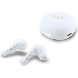 Guess Glossy Classic Logo True Wireless-hovedtelefoner - Hvid
