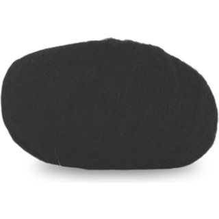 Hjertegarn Brushed Baby Alpaca - Alpaca, Uld og Nylon Sort 0500