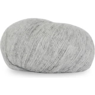 Hjertegarn Brushed Baby Alpaca - Alpaca, Uld og Nylon Lys Grå 0434
