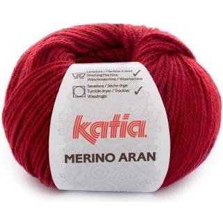 Katia Merino Aran 080 Gul Indhold: 52% superwash merinould, 48% akryl Vægt/længde: 100 g = ca. 155 meter Anbefalede pinde: 4.5-5.5 mm Strikkefasthed: 10 x 10 cm = 16 m x 20 p Vask: Finvask 30℃ / Kan tørretumbles.