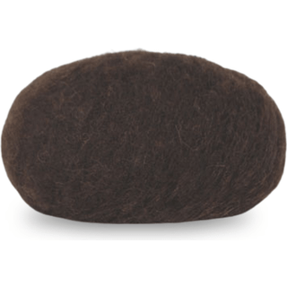 Hjertegarn Brushed Baby Alpaca - Alpaca, Uld og Nylon Mørk Brun 0410