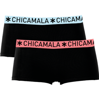 Meisjes 2-pack Boxershorts Effen