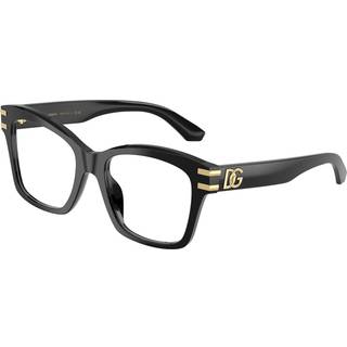 Dolce & Gabbana Kvinde DG3419 501 Optiske stel Acetat Sort Transparent Firkantet Normal