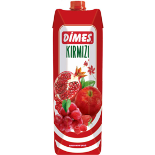 8 x Dimes Rød Frugtdrik 1 L