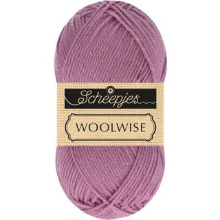 Scheepjes Woolwise 739 Royal lilla Indhold: 100% genanvendt Superwash merinould Vægt/længde: 100 g = ca. 200 meter Anbefalede pinde: 4 mm Strikkefasthed: 10 x 10 cm = 22 m x 30 p Vask: Maskinvask / Tåler ikke tørretumbling / Brug aldrig skyllemiddel.