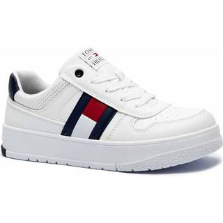 Flag Contrast Heel Trainers