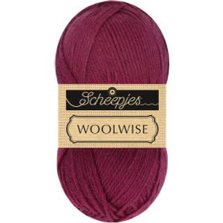 Scheepjes Woolwise 742 Dyb blomme Indhold: 100% genanvendt Superwash merinould Vægt/længde: 100 g = ca. 200 meter Anbefalede pinde: 4 mm Strikkefasthed: 10 x 10 cm = 22 m x 30 p Vask: Maskinvask / Tåler ikke tørretumbling / Brug aldrig skyllemiddel.