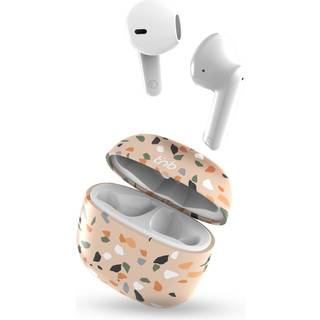 T&#39;NB EXCLUSIV&#39; Trådløse In-Ear Høretelefoner m. Opladningsetui - Terrazzo