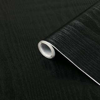 Træ folie-Sortmalet Træ-Vælg antal løbende meter-67,5 cm