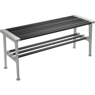 Essem Design Nostalgi Bænk 100 Cm / - Bænke Aluminium Sort - 009601