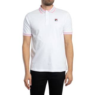 Fila Vintage Faraz Tipped Polo T Shirt White