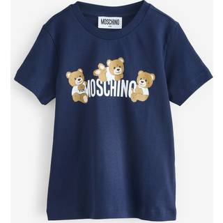 Moschino Moschino Blue Short Sleeve Logo T-Shirt