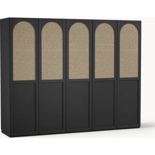 Modulopbygget Garderobeskab med Hængslet Dør Jeanne, 250 cm Bred, Flere Valgmuligheder