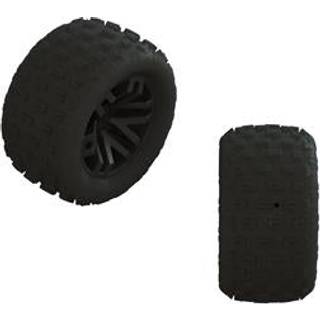 Arrma - ARA550112 - dBoots FORTRESS Tire Set Glued (Black) (2 Pairs)
