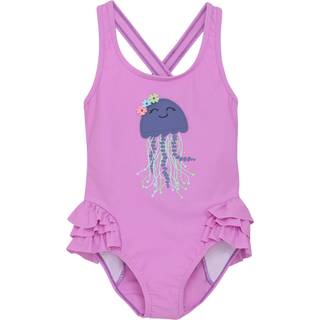 Color Kids Kid's Swimsuit with Application Badedragt Børn størrelse 134 farve lilla