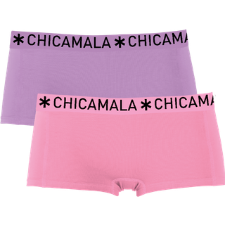 Meisjes 2-pack Boxershorts Effen
