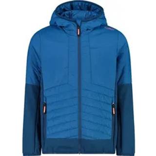 CMP Kid's Hybrid Jacket Fix Hood Ripstop Syntetisk jakke Børn størrelse 104 farve blå