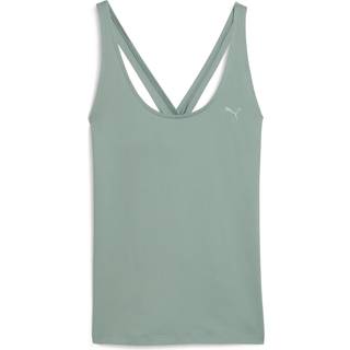 Women&#39;s Puma MOVE CLOUDSPUN Loose Fit Tank, Green, Size XL, Clothing - Green Moon - XL