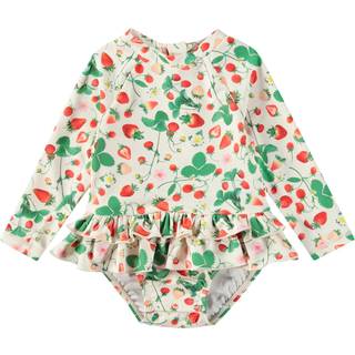 Molo Narice Swimsuit Strawberry Field 86/92 cm  Beige  86/92 cm  Unisex