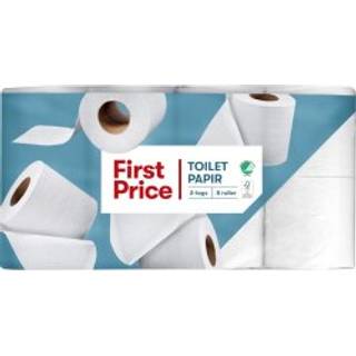 First Price Toiletpapir 8 Ruller 2-Lays