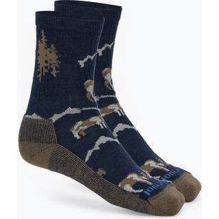 Smartwool Everyday Horns Clash Crew Socks Multifunktionelle sokker størrelse S farve blå