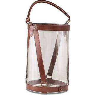 Kensington glaslanterne læder