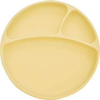 Minikoioi Puzzle Plate Yellow opdelt tallerken med sugekop 1 stk. - 1 stk.