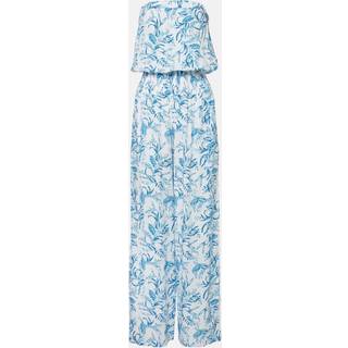 Melissa Odabash Naomi strapless cotton jumpsuit - blue - L
