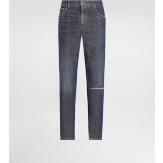 Dolce&Gabbana Distressed slim jeans - blue - EU 54