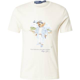 Ralph Lauren Logo T Shirt Cream