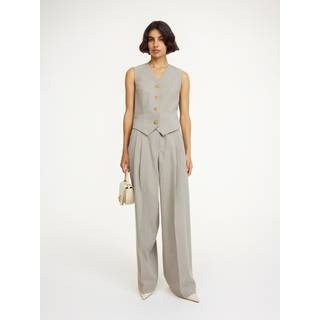 Occa vest - Grey Brown Melange - 40