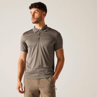 Regatta Regatta Grey Light Mens Remex II Jersey Polo Shirt