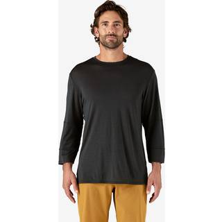Patagonia Merino 3/4 Sleeve Bike Jersey Cykeljersey Herrer størrelse XL farve sort