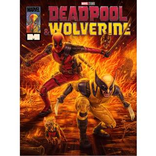 Marvel Art Print Deadpool & Wolverine 46 x 61 cm - unframed