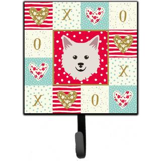 """" Caroline's Treasures Italian Spitz Love Leash eller Key Holder Hooks Multicolor """"