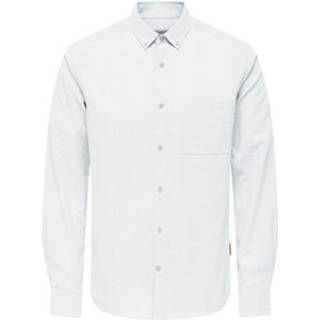 ONLY & SONS Herre Alvaro Langærmet shirts Hvid