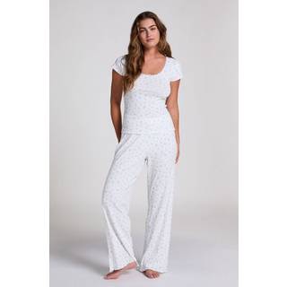 Hunkemöller Pyjamassæt i rib blå - L
