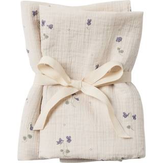 Garbo & Friends Viola Musselintæppe 2-pak 60x60 Cm - Babytæpper Økologisk Bomuld Blå - GF2122222-10700-1021GL