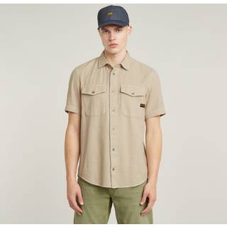 Marine Slim Shirt - Beige - Men