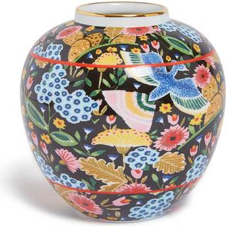 La DoubleJ Vases - 'Colombo' bubble vase, small, black in BLACK Porcelain