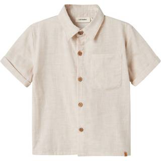 Lil' Atelier Tarou kortærmet løs skjorte - BLEACHED