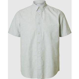 SLHREG-NEW LINEN SHIRT SS NOOS