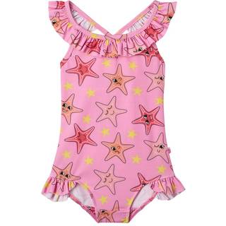 Småfolk Starfish UV50 Badedragt Bubblegum 1-2 Y  Lyserød  1-2 år  kvinde
