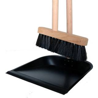 Fejesæt træ/metal sort 80 cm