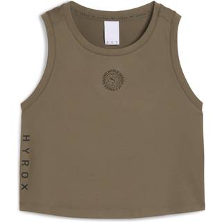 Women&#39;s Puma x HYROX CLOUDSPUN Sleeveless Top, Green, Size XXL, Performance - Loden Green - XXL