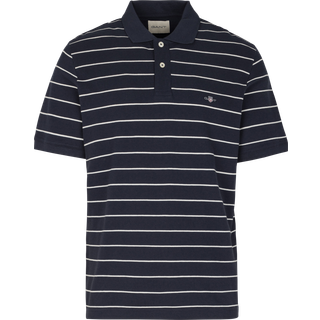 Gant Herren Polo-Shirt blau gestreift