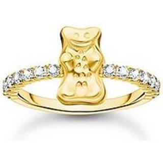 Thomas Sabo TR2504-414-14-54 Ring mit Haribo Goldbär und Steinen vergoldet Damen
