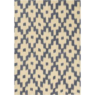 Ikat Tea Towel - Ink Blue/Off-White